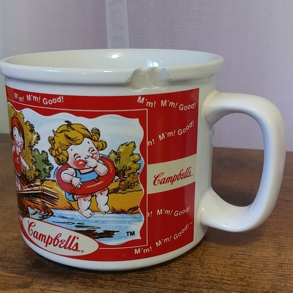 Vintage 1998 Campbell Soup Mugs Set of 3 - Picture 7 of 8